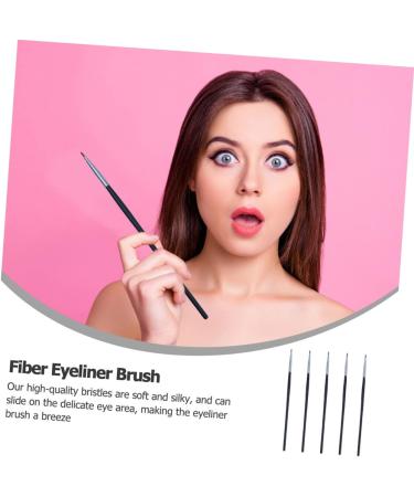 Healeved 5pcs Fine Eyeliner Brush Gel Eyeliner Make up Brushes Gel Liner Eyeliner Brush Eye Tool Gels Fiber - Buy Online on GoSupps.com