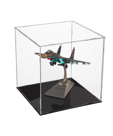 A+ DESIGN Clear Acrylic Display Case Assemble Collectibles Box Alternative Glass Case for Display Action Figures Home Storage & Organizing Toys (9x9x9 inch 23x23x23 cm)