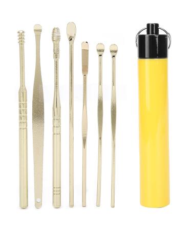 Stainless Steel Ear Wax Removal Tool Earwax Removal Cleaner Spiral Ear Wax Cleaner Set Ear Pick Spoon Pick Ear Health Care Health Care
