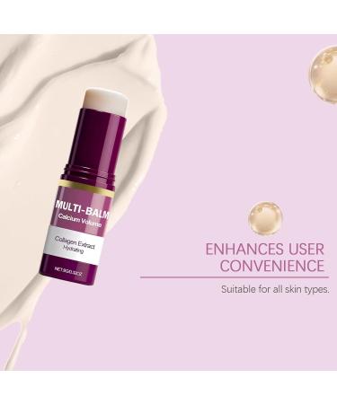  QPJUVC QPJUVC Multi-Purpose Volume Balm with Calcium | Anti-Aging Firming Collagen Cream | Anti-Wrinkle Moisturizing Treatment for Face Eyes and Neck | Reduces Fine Lines and Dryness (3) - Buy Online on GoSupps.com