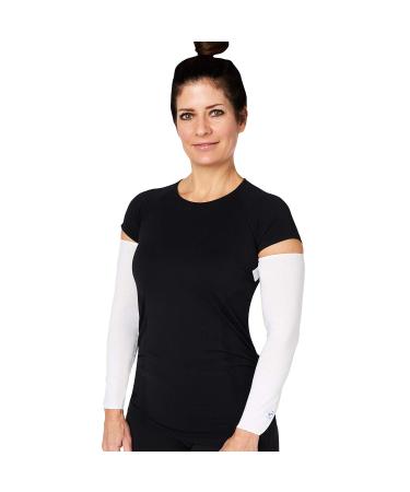 Eczema & Psoriasis - Arm & Leg Sleeve for Moderate and Severe Sensitive Skin Treatment - Wet Wrap Bandage for Adults (White L) White L - Buy Online on GoSupps.com