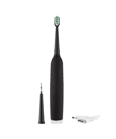 Oral Basics Sonic Electric Toothbrush with Tooth Scraper Attachment for Tartar Plaque Removal  USB Rechargeable