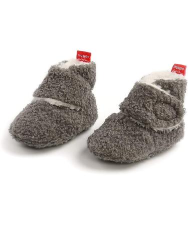 Matt Keely Baby Anti-Slip Soft Sole Winter Booties - Grey, 6-12 Months - Buy Online on GoSupps.com