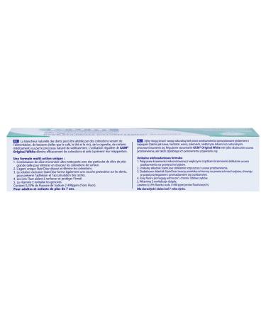 GUM Original White Toothpaste 75ml - Brighten Your Smile | International Shipping Available - Buy Online on GoSupps.com