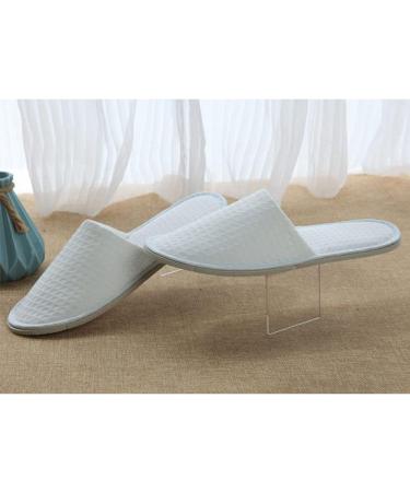 Vasana 2 Soft Closed Toe Hotel House Shoes - White Spa Slippers for Men & Women | Perfect for Guests Parties & Spas - Buy Online on GoSupps.com