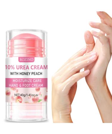 Peach Hand & Foot Cream Stick, Nourishing Moisturizing Foot Balm with Honey, Moisturizes & Repairs Dry Cracked Feet, Rough Hands & Nails, Skin Care