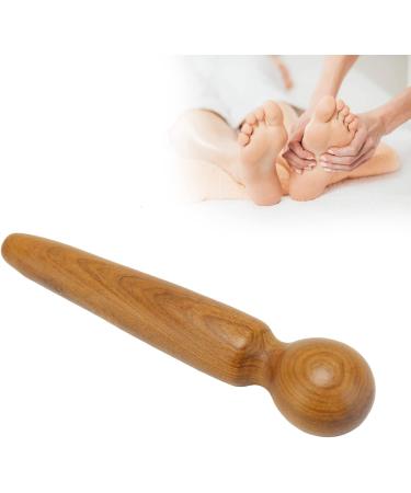 Buy Ergonomic Wooden Foot Reflex Zone Massage Stick | Portable Relief & Relaxation Tool for Pain | Manual Massage Tab for Feet & Hands - Buy Online on GoSupps.com