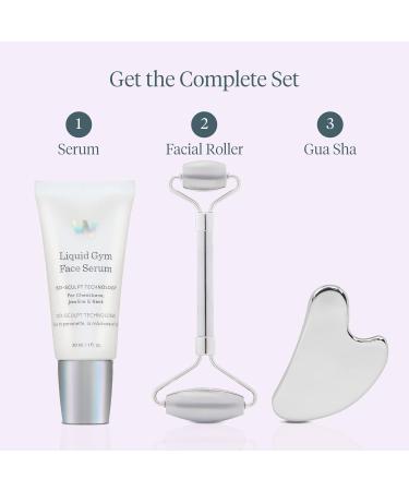 Wonderskin Liquid Gym Facial Roller - Stainless Steel Face Massager for Puffy Eyes & Dark Circles | Face Sculpting Tool for Radiant Skin - Buy Online on GoSupps.com