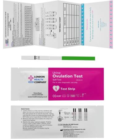 Ovulation Test Strips (20 MIU/ml LH Sensitivity) - Fertility Testing Kit (50) - Buy Online on GoSupps.com