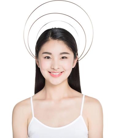 Lurrose Halo Crown Headband Tiara - Goddess Hair Accessory | Elegant Ripped Hair Band Jewel for International Shipping - Buy Online on GoSupps.com