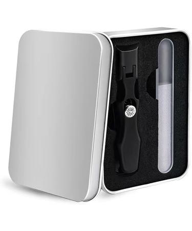 Nail Clippers Ultra Sharp Sturdy Fingernail and Toenail Clipper Automatic Nail Clippers for Men Nail Clippers for Thick Nails Easy to Use (Black) - Buy Online on GoSupps.com