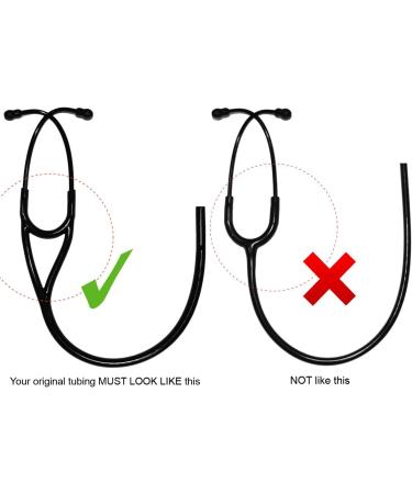 Reliance Medical Replacement Tube for Littmann Cardiology III Stethoscope - All Black - Buy Online on GoSupps.com