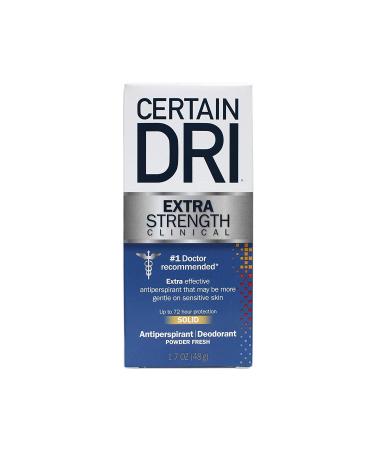 CERTAIN DRI Anti-Perspirant Solid 1.7 oz ( Pack of 6)