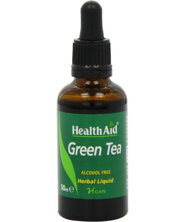 HealthAid Green Tea 50ml Liquid - Natural antioxidant for health and vitality - Buy Online on GoSupps.com