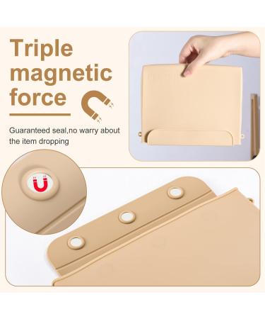 Travel Silicone Cosmetic Bag with Brush Holder | Easy Carry Makeup Organizer for Women (Khaki-3 - Buy Online on GoSupps.com