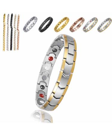 Prostapowers Magnetic Copper Band Copper Wrist Band for Men Fashion Bracelets Copper Bracelet (1pcs-E)