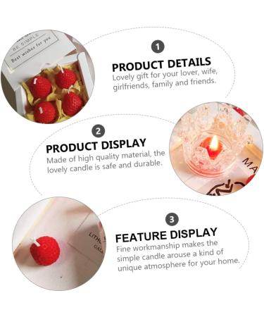 Strawberry Scented Valentine s Day Candle - Perfect Gift for Her | International Shipping - Buy Online on GoSupps.com