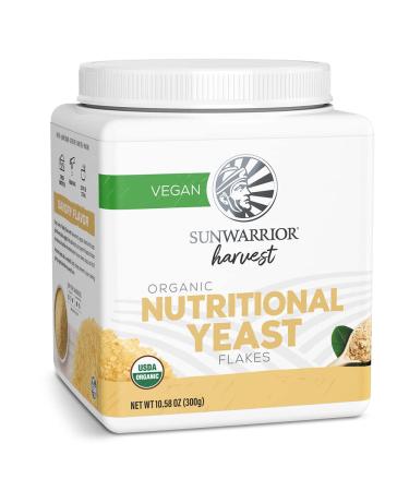 Gluten Free Nutritional Yeast Vegan Pantry Staple Shelf Stable Cheese Alternative Seasoning Protein Powder Additive Dairy Free Soy Free | Sunwarrior Harvest Line Nutrition Yeast 30 Srv 300 Grams