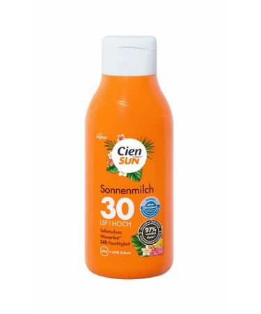Cien Sun Sunscreen Sun Milk SPF 30 High 250 ml - Buy Online on GoSupps.com