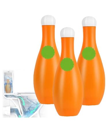 Bowling Blue Bubble Toilet Bowl Cleaner Automatic Long-Lasting Toilet Bowl Cleaner In Bottle Toilet Fresheners Deodorizing & Descaling Toilet Fresheners (Color : 3pcs)
