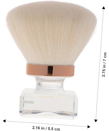minkissy Makeup Brush Foundation Brush Blush Hand Powder Brush Make up Brush Loose Powder Brush Aromatherapy Mushroom Head Beauty Tools Miss Highlighter Plastic White Cosmetic - Buy Online on GoSupps.com