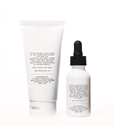 Mox Skincare Starter Set | Daily Face Care - Mint Exfoliating Cleanser & Nutrient Hydrating Serum | Anti-Aging Solution for Fine Lines & Wrinkles - Shop Internationally - Buy Online on GoSupps.com