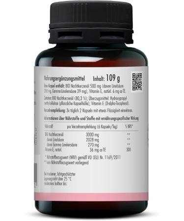 Sovita Nighting Cross Oil Capsules - Polyunsaturated Fatty Acids GLA Natural Vitamin E | 200 Count Dietary Supplement for Optimal Health - Buy Online on GoSupps.com