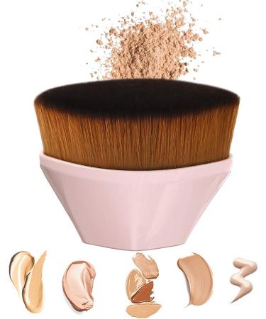 Flat Top Foundation Brush No Trace High Density Flat Top Makeup Brush Cream or Flawless Powder Cosmetics Full Coverage Face & Body Brush - Buy Online on GoSupps.com