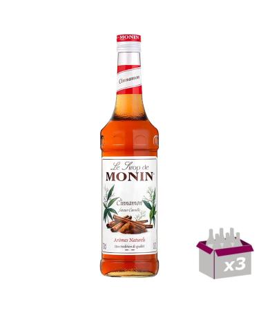 Set of 3 Cinnamon Syrup 70cl