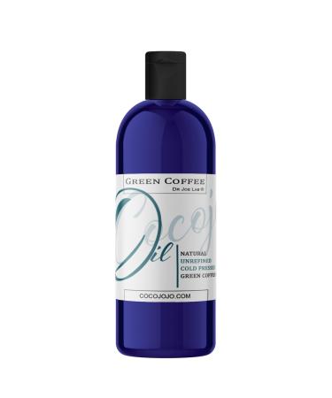 Dr Joe Lab Green Coffee Bean Oil - Pure Unrefined Cold Pressed Non-GMO Carrier Oil for Skin Hair Nails Body Face & More - 2 oz - Natural Antioxidant