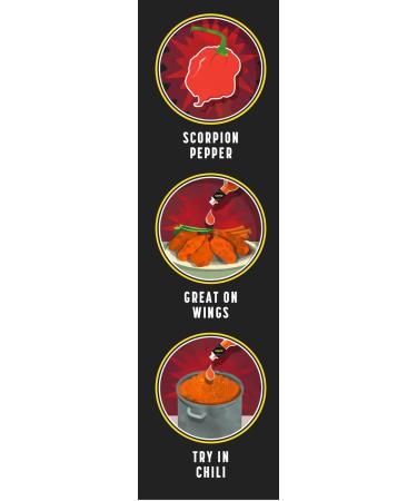 Buy Tabasco Scorpion Sauce 60ml - 10x Sharper 100% Natural Chili Sauce Scoville Rating 23 000-33 000 - International Shipping Available - Buy Online on GoSupps.com
