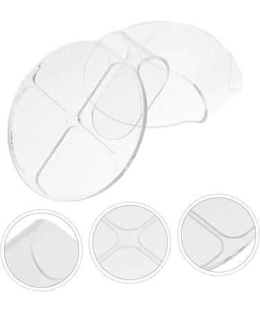 Palette de Maquillage Acrylique 2 Pi ces Ronde 4 Compartiments Portable Outil de M lange Cosm tique pour Fond de Teint et Correcteur Usage Quotidien - Buy Online on GoSupps.com