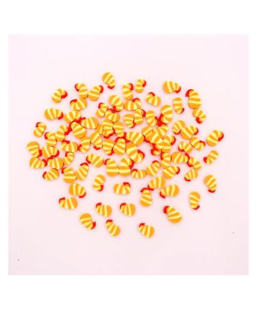RT 10g/Lot Shrimp Slices Sprinkles for Slime Supplies Toy Polymer Clay Charms Accessories Addition for Fluffy Clear Slime Y420 (Color : F-25 (10g))