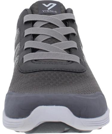 Vionic Women's Agile Shay Leisure Sneakers - Orthotic Insole Arch Support Walking Shoes for Active Women - Grey/Blue - Size 9 - Buy Online on GoSupps.com