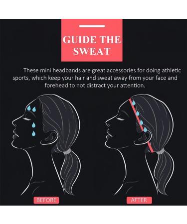 3-Piece Slipproof Hair Bands for Men & Kids - Perfect for Sports & Football - Elastic Thin & Comfortable Headbands - Buy Online on GoSupps.com