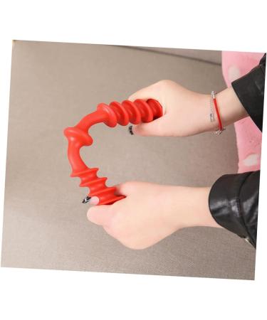 Lurrose Leg Roll Massage Device - Heel Spur & Plantar Fasciitis Relief - Foot Roller for Yoga & Deep Tissue Massage (23.5x3.5cm Red) - Buy Online on GoSupps.com