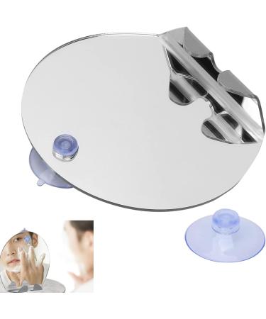 Fogless Shower Mirror with Suction Cup Holder - Ideal for Makeup and Shaving - Buy Online on GoSupps.com