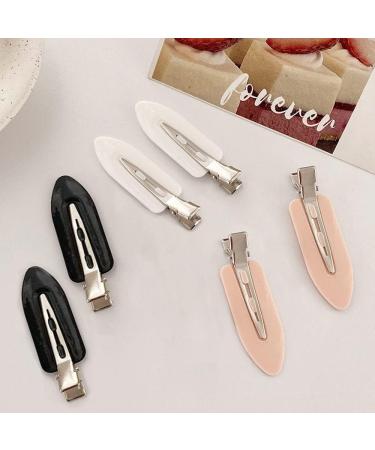 ZEVONDA 10 Pcs No Bend Hair Clips - Creaseless Hairpins for Styling - White (Pack of 10) - Buy Online on GoSupps.com