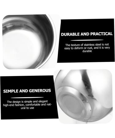 Durable Stainless Steel Razor Soap Bowl Cup - Healeeved 2-Piece Shaving Tool for Hairdressers | Perfect for Smooth Shaving Experience - Buy Online on GoSupps.com