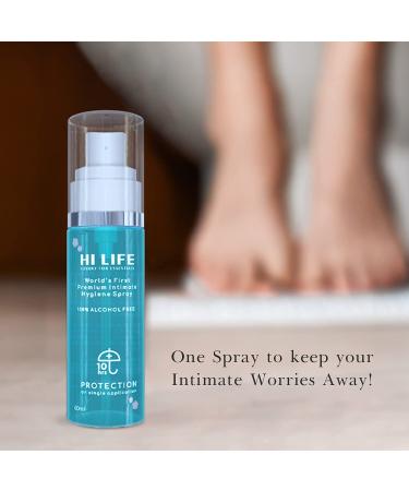 Hi Life Women's Intimate Spray with Zinc Gluconate - 2 fl oz/60 ml - Buy Online on GoSupps.com