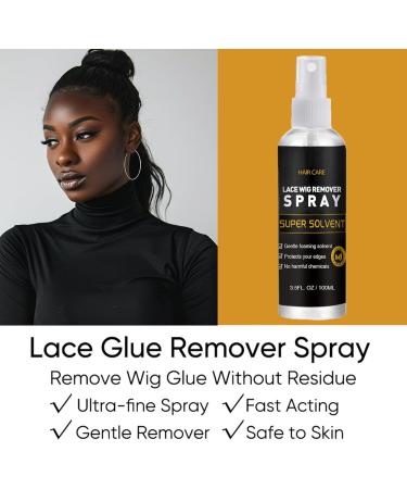 Tape Extensions Remover - Tape Remover Hair Extensions - Lace Glue Remover for Hair Replacement Lace Front Wig Poly Hairpieces Toupee - Gentle on Skin - 100ml - Buy Online on GoSupps.com