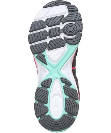 Ryka Women's Vida RZX Oxford - 35.5 EU - Iron Grey Hyper Pink Yucca Mint | International Shipping Available - Buy Online on GoSupps.com