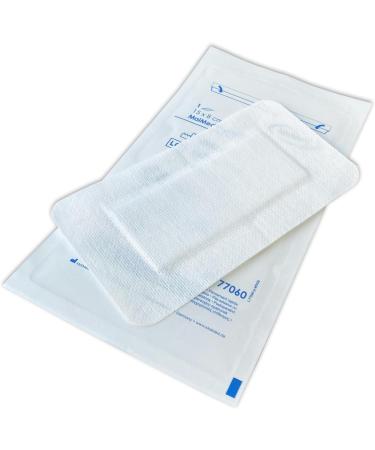 Plaster Large Sterile Wound Dressing 15x8 cm - Latex-Free 25 Individually Packed - Sensitive Skin - International Shipping - Buy Online on GoSupps.com