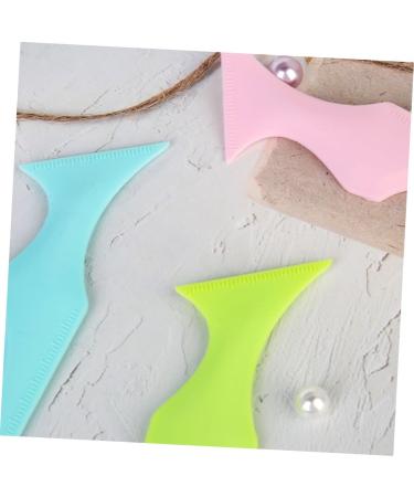 jojofuny 2pcs Silicone Beauty Ruler Lash Applicator Tool Eyeliner Guide Stencils Silicone Board Make up - Buy Online on GoSupps.com