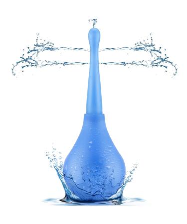 MOAJAZA Vaginal and intimate douche for women 170 ml reusable douche intimate douche vaginal douche for body care and intestinal cleansing anti-reflux blue