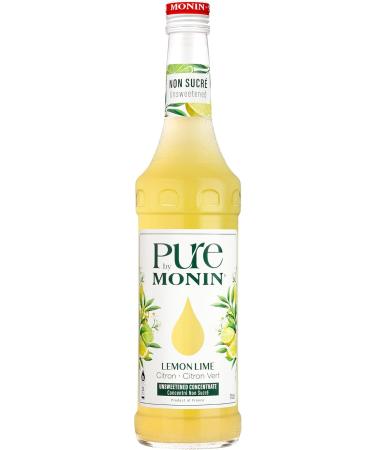 PURE by Monin Peach Apricot and Lime Lime For Sugar Free or Low Sweetened Drinks 2x70cl - Buy Online on GoSupps.com