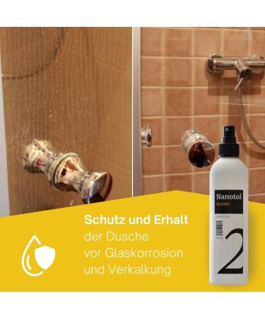 Professional Bathroom Sealing Set - Nano Sealing & Cleaner for Lime Protection - Lotus Effect XL Size (160m ) - Microfiber Cloth Included - Buy Online on GoSupps.com