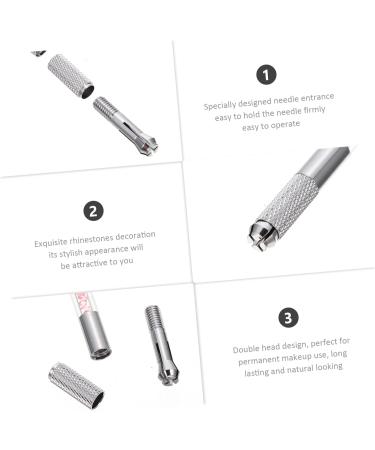 Mikinona Makeup Gadgets 10pcs Crystal Eyebrow Pencil Eyebrow Pen Manual Microblading Pen Brow Microblading Pen Tool - Buy Online on GoSupps.com