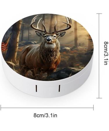 Portable Deer Hunting Contact Lens Case - Travel-Friendly Storage Box for Contact Lenses - Buy Online on GoSupps.com