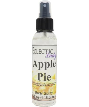 Apple Pie Body Spray (Double Strength) 4 ounces Body Mist for Women with Clean Light & Gentle Fragrance Long Lasting Perfume with Comforting Scent for Men & Women Cologne with Soft Subtle Aroma 4 Fluid Ounces (Double Strength)